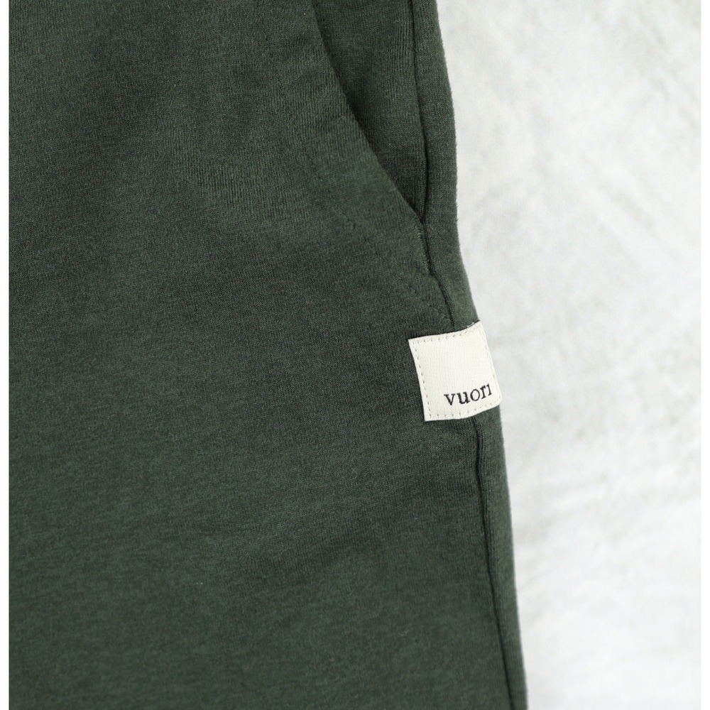 Vuori Dark Green Wide-Leg Track Pants - Picture 5 of 12